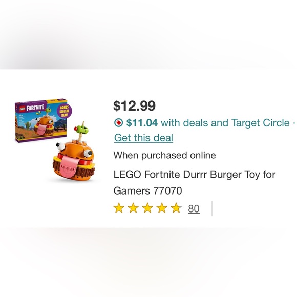 Lego Fornite - Durrr Burger Toy for gamers - Picture 3 of 3